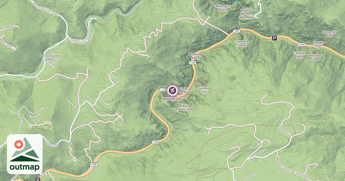 Map of Boulderado