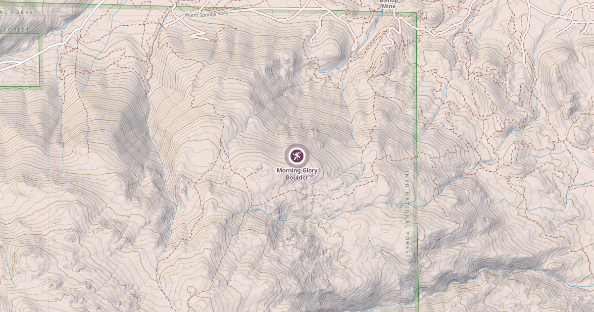 Map preview of Morning Glory Boulder