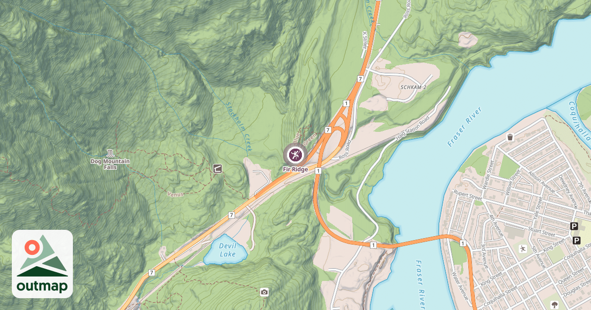 Map of Fir Ridge