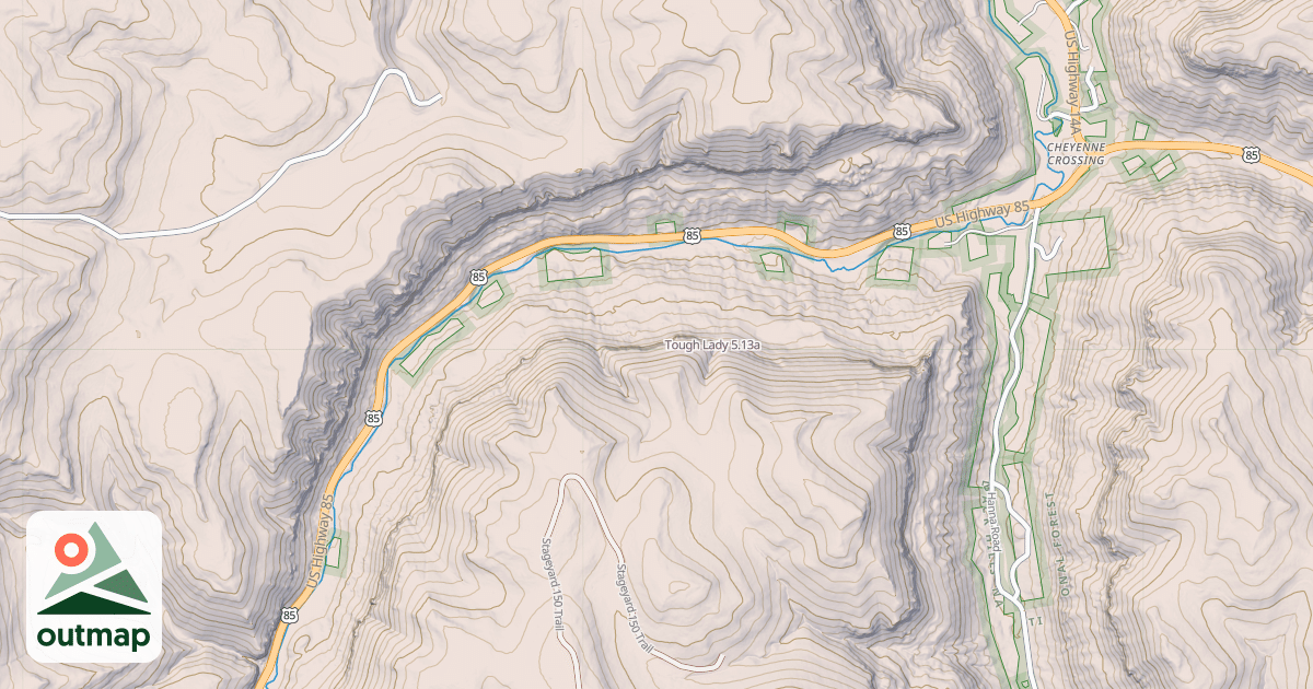 Map of Tough Lady