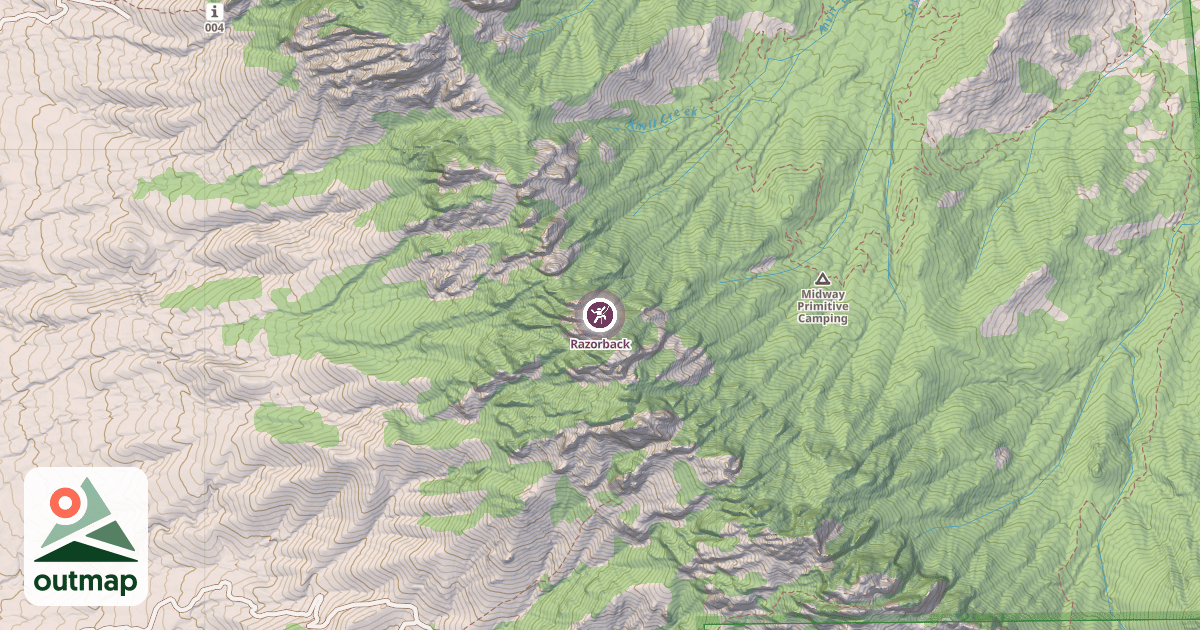 Map of Razorback
