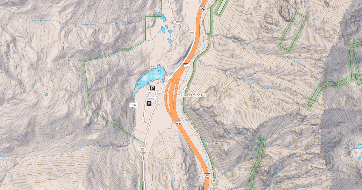 Map preview of Tres Amigos