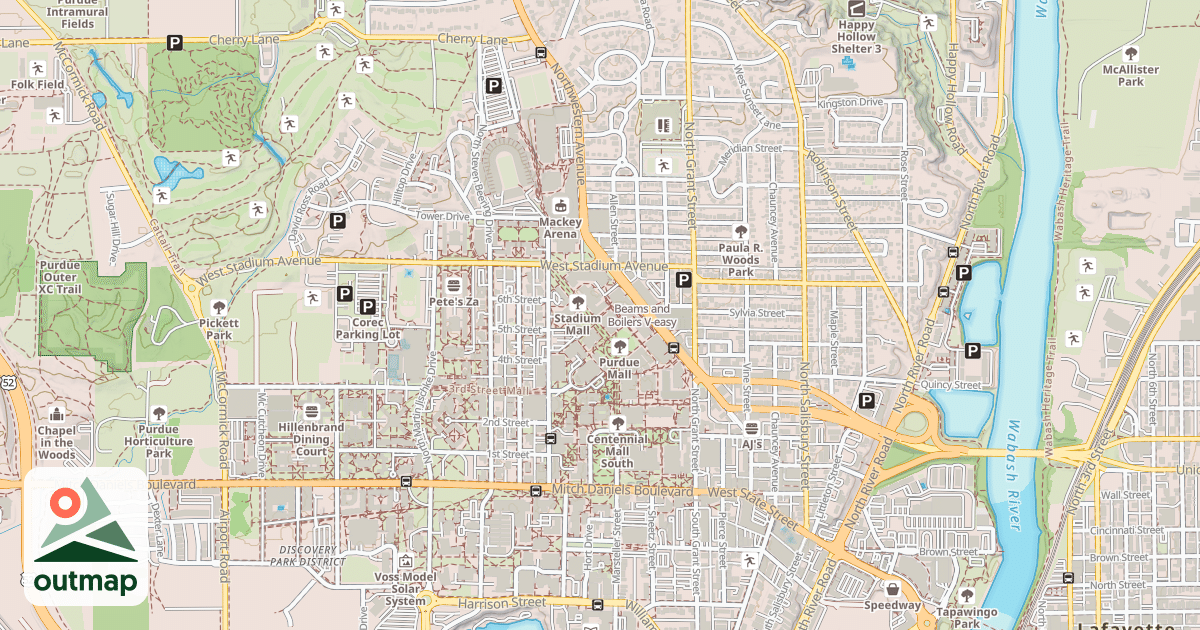 Map of Beams and Boilers