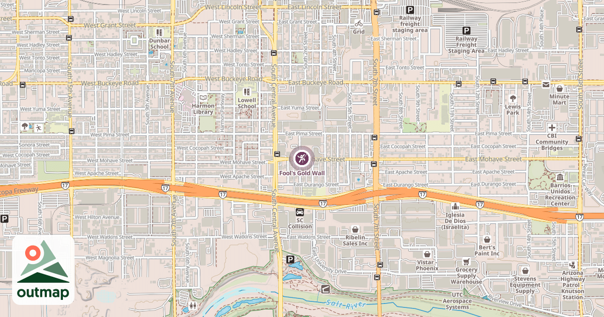 Map of Fool's Gold Wall