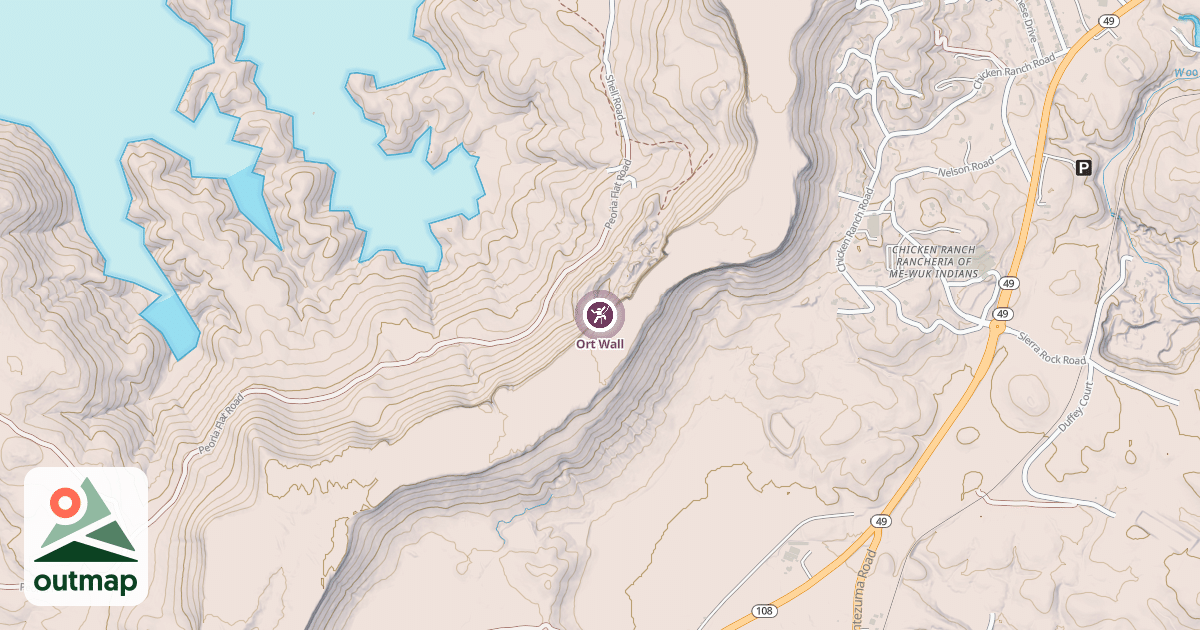 Map of Ort Wall