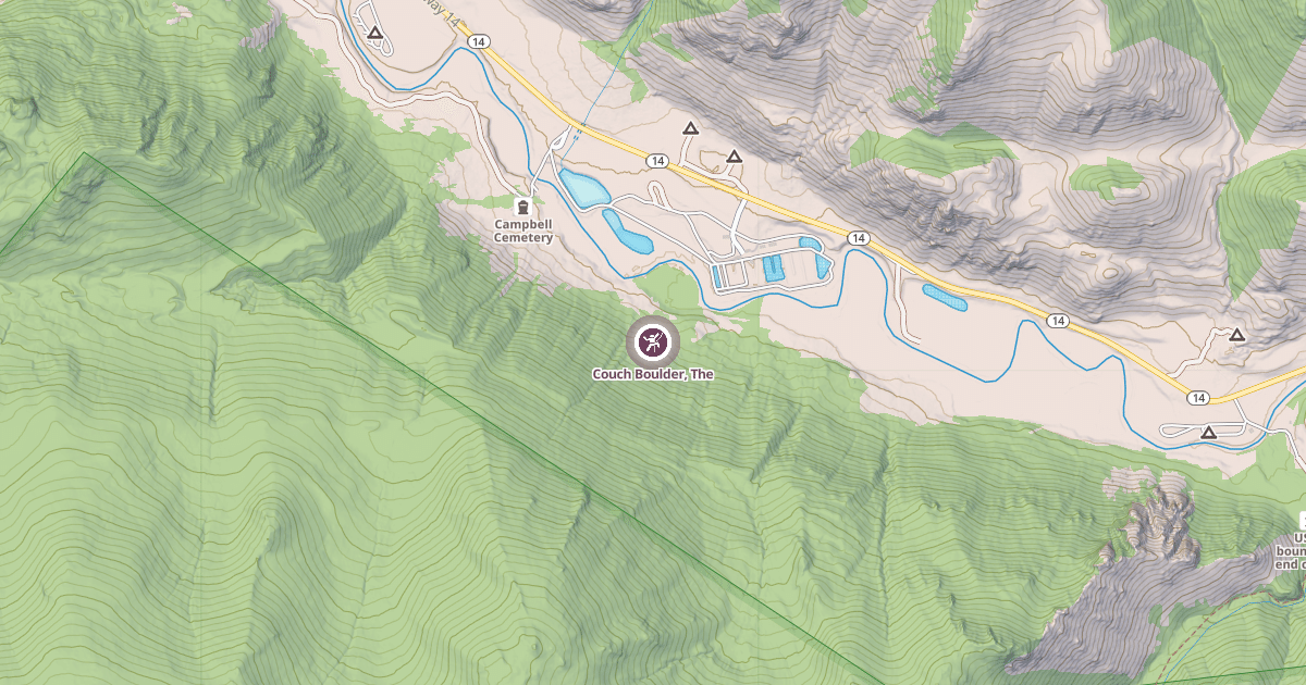 Map preview of Couch Boulder, The