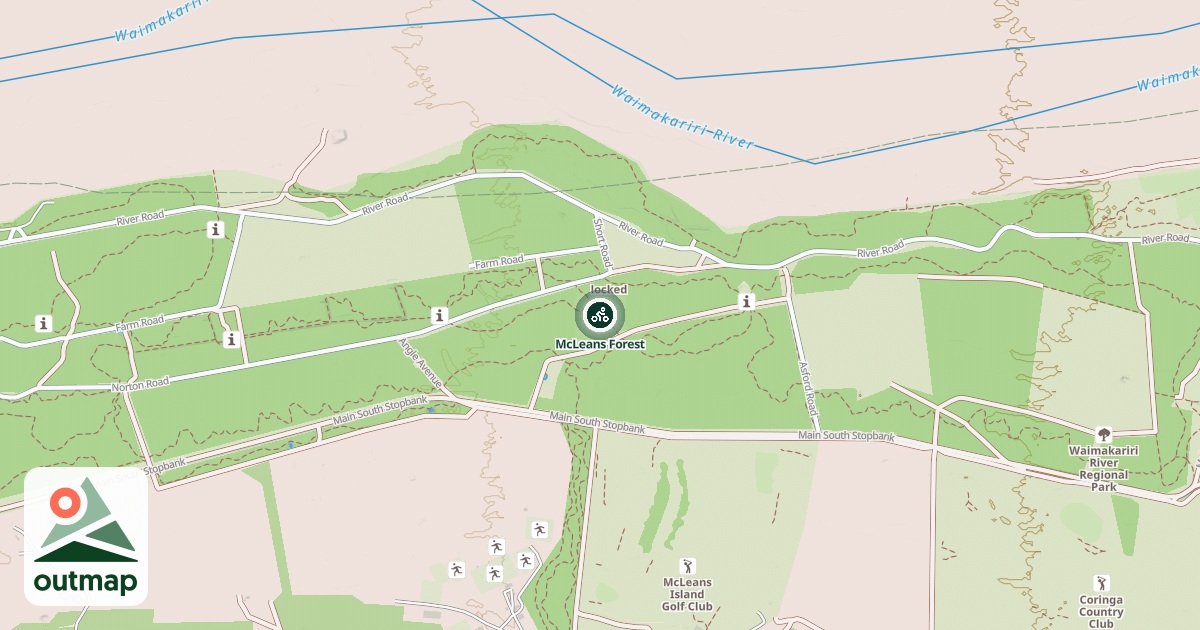 Map of McLeans Forest