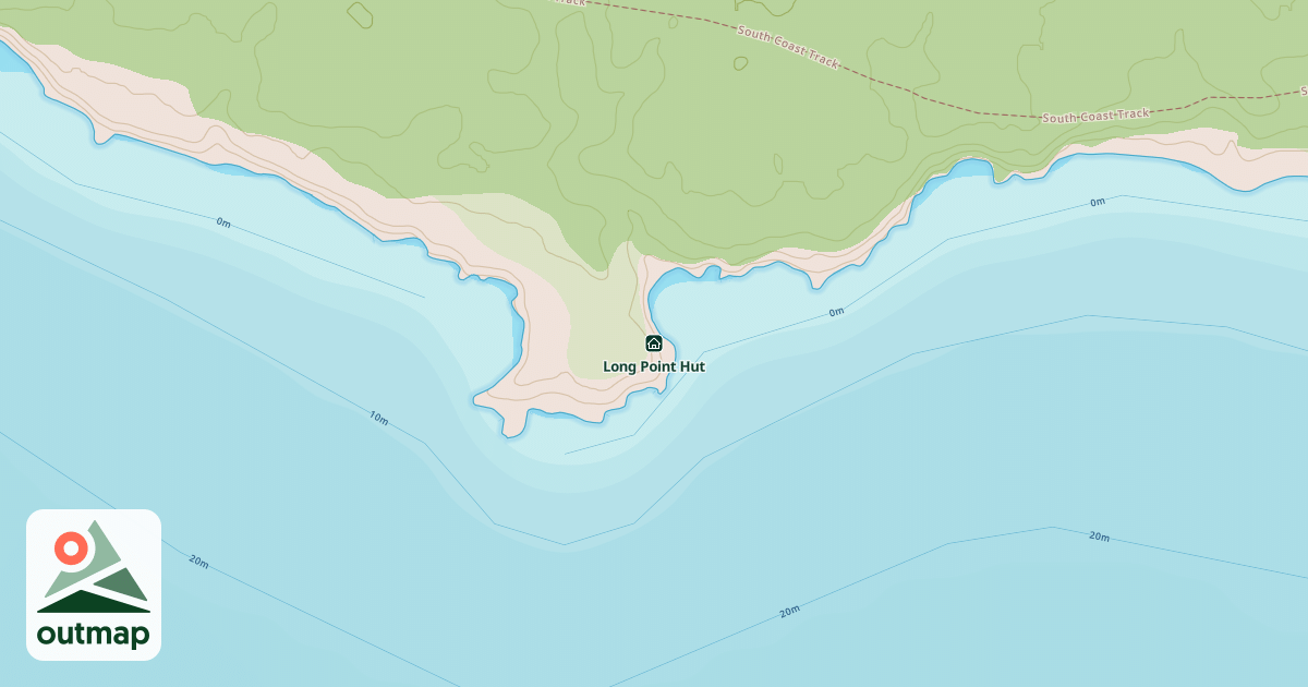 Map of Long Point Hut