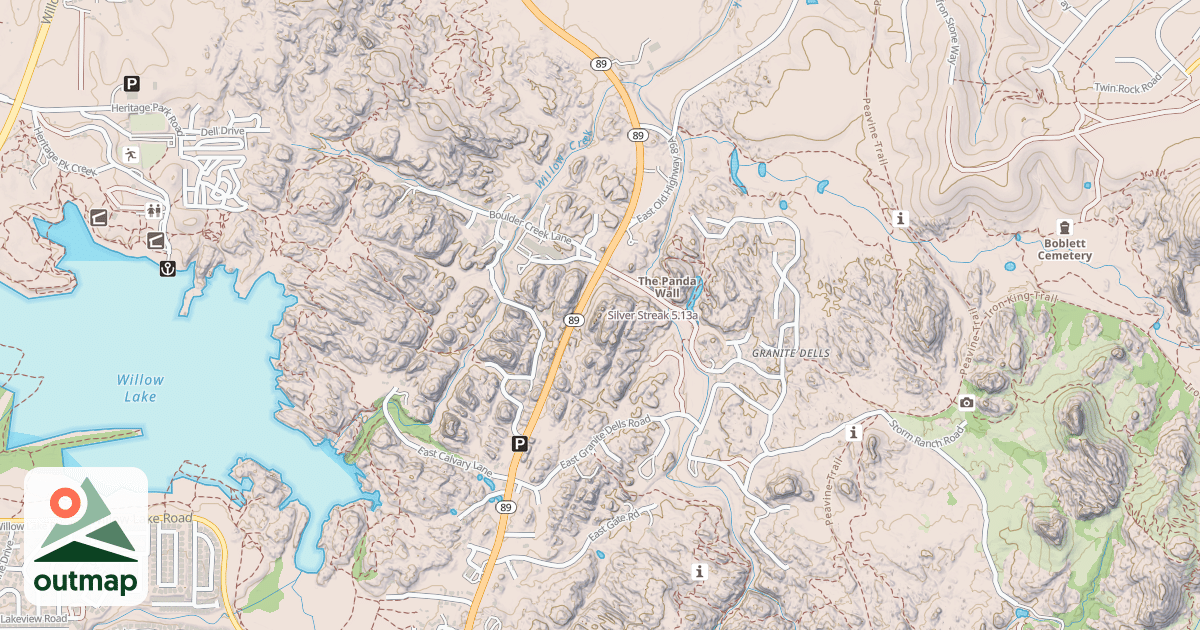 Map of Silver Streak
