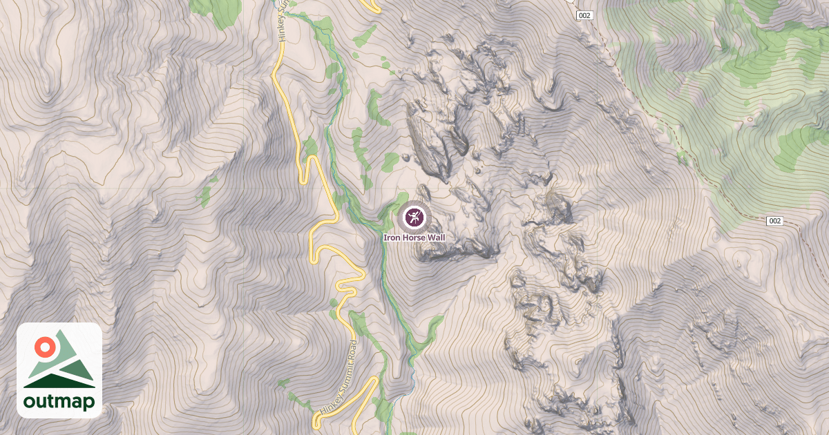 Map of Iron Horse Wall
