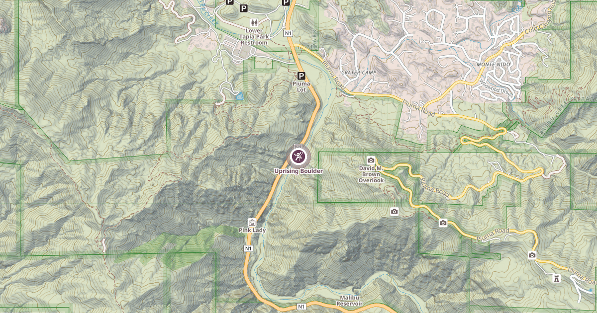 Map preview of Uprising Boulder