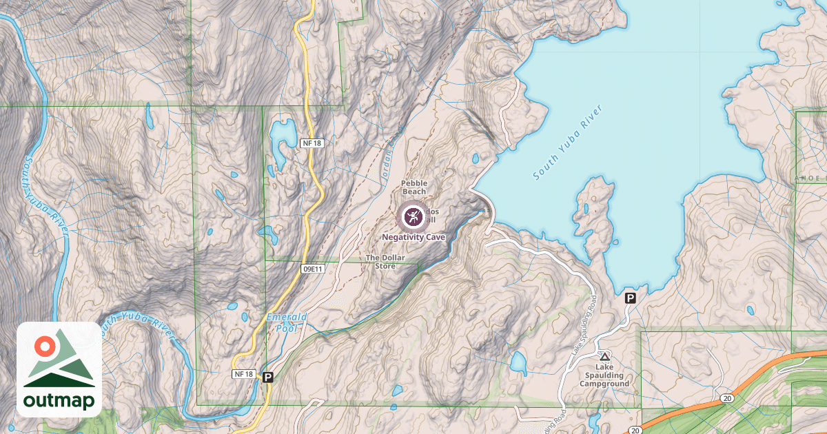 Map of Negativity Cave