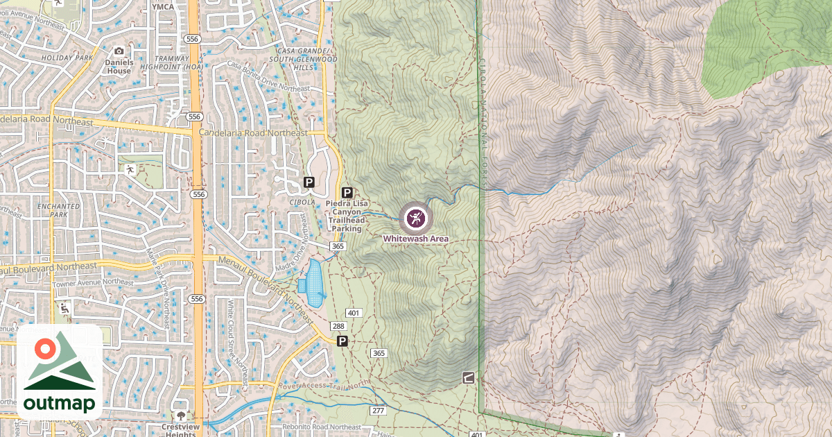 Map of Whitewash Area