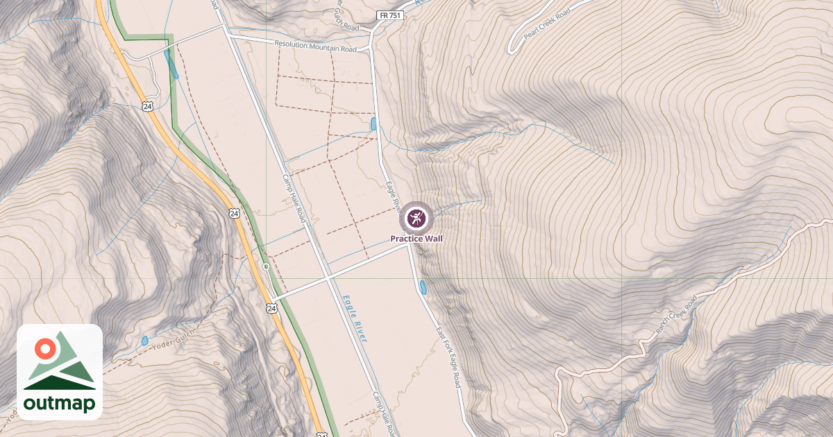 Map of Practice Wall