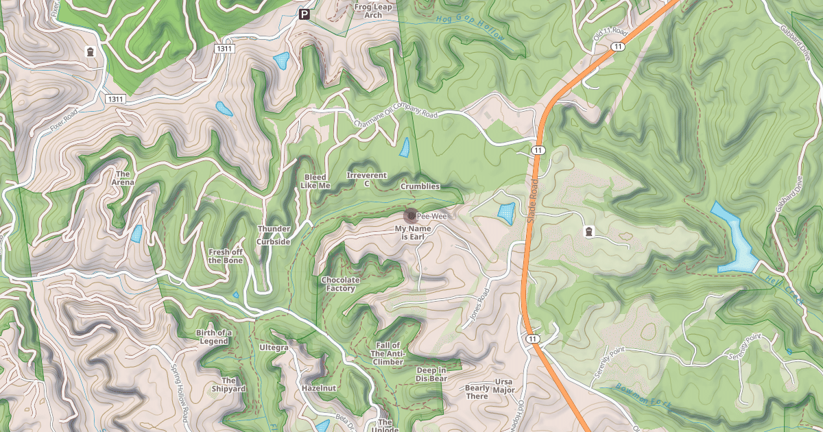 Map preview of Pee-Wee