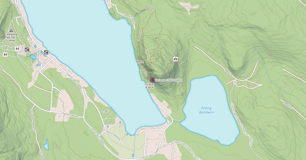 Map preview of Variante Côté-Codère