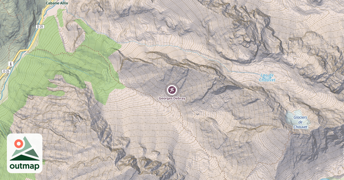 Map of Georges Debray
