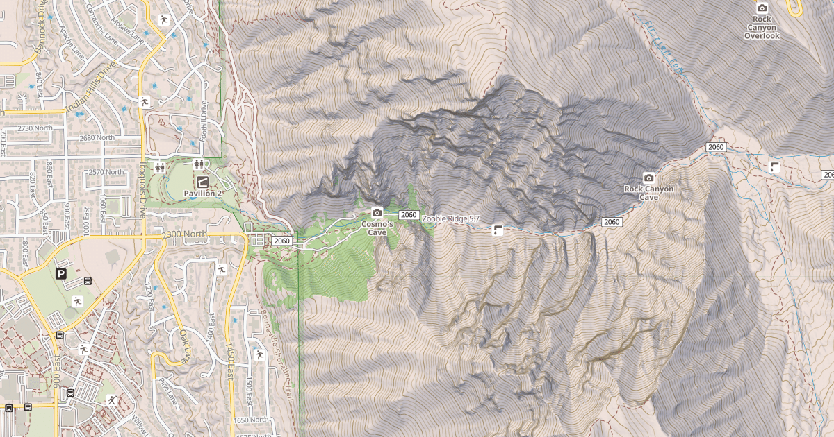 Map preview of Zoobie Ridge