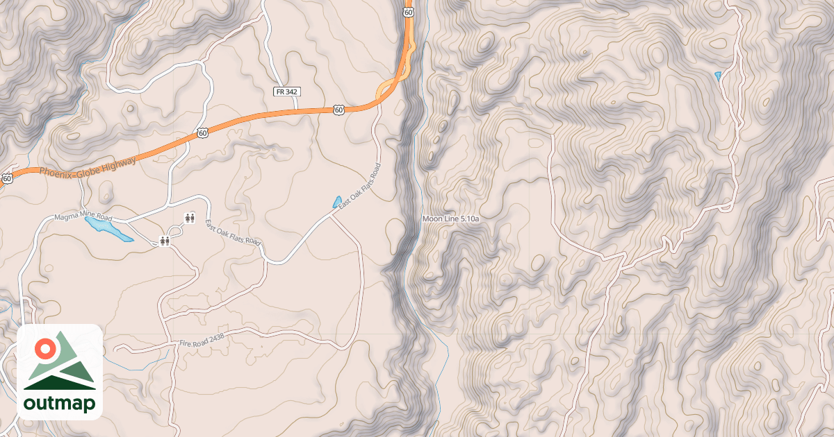 Map of Moon Line