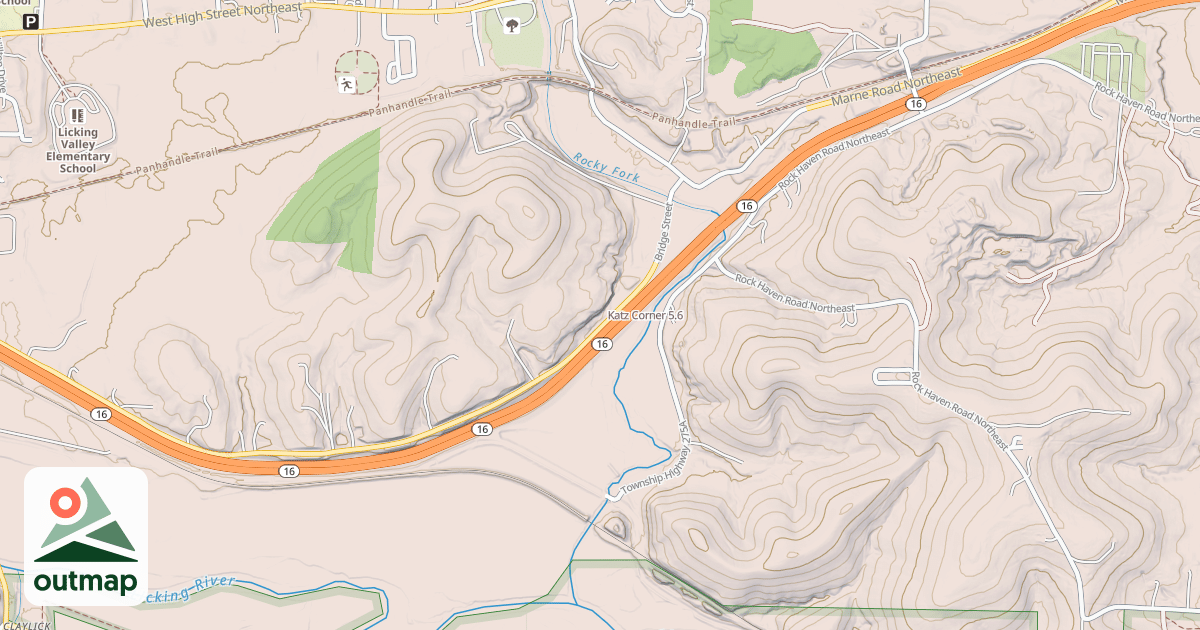 Map of Katz Corner