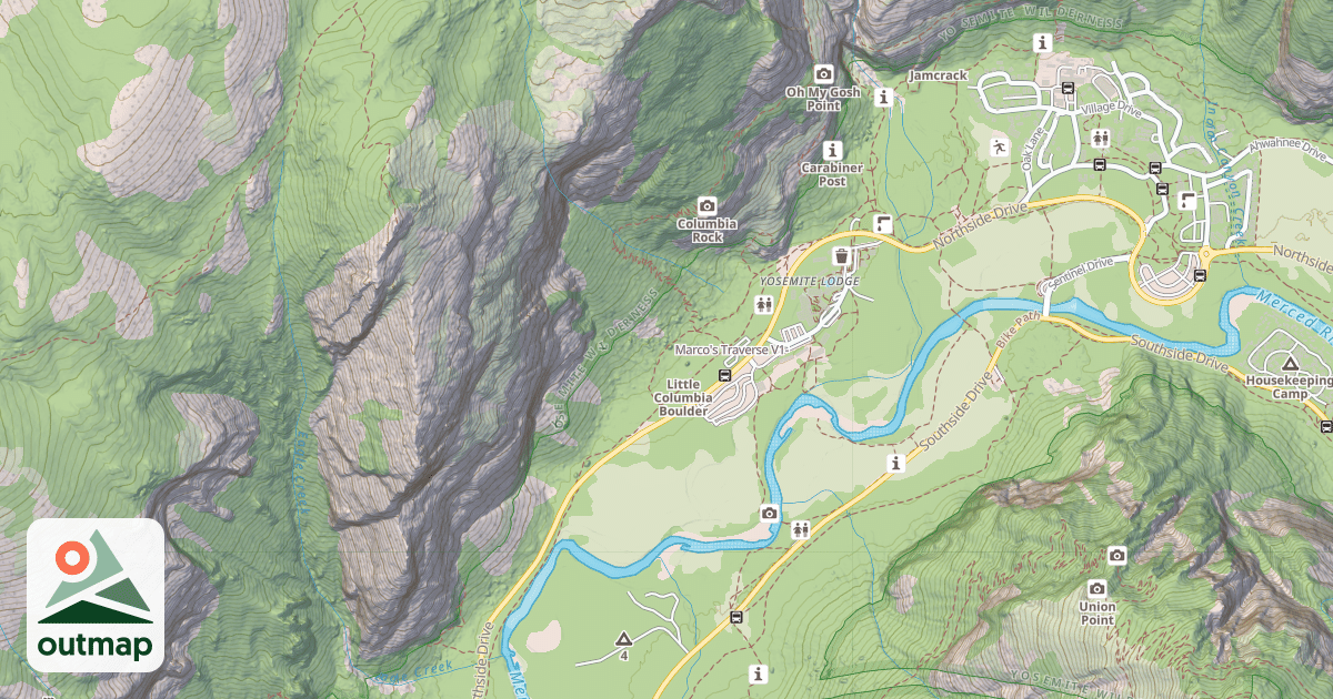 Map of Marco's Traverse