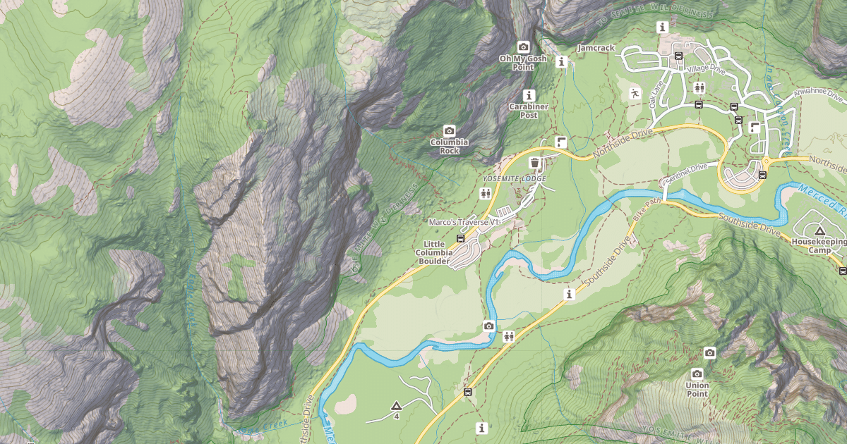 Map preview of Marco's Traverse