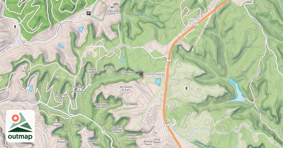 Map of Paradise Regained
