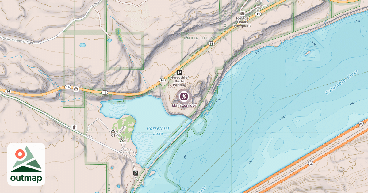 Map of Main Corridor