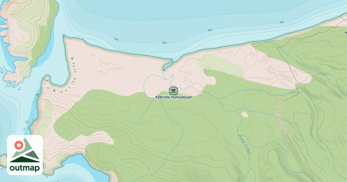 Map of KIlbride Homestead