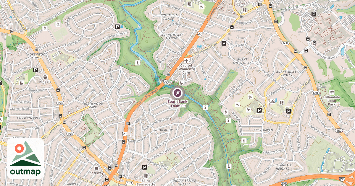 Map of South Bank - Foam Pit