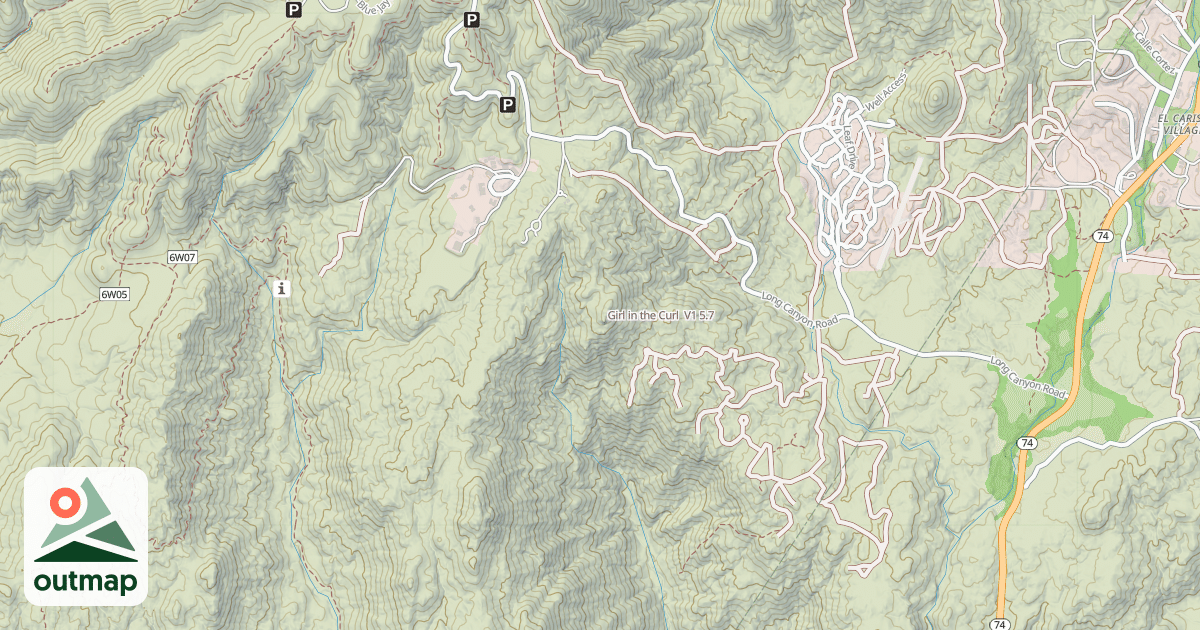 Map of Girl in the Curl  V1