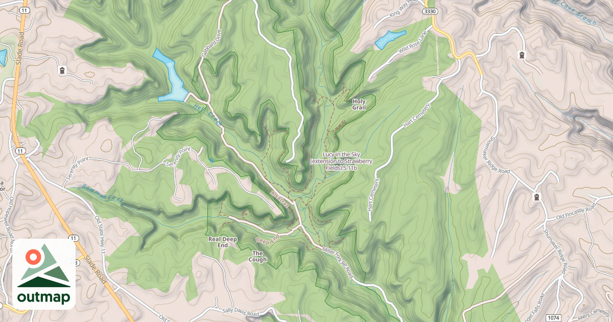 Map of Lucy in the Sky (extension to Strawberry Fields)