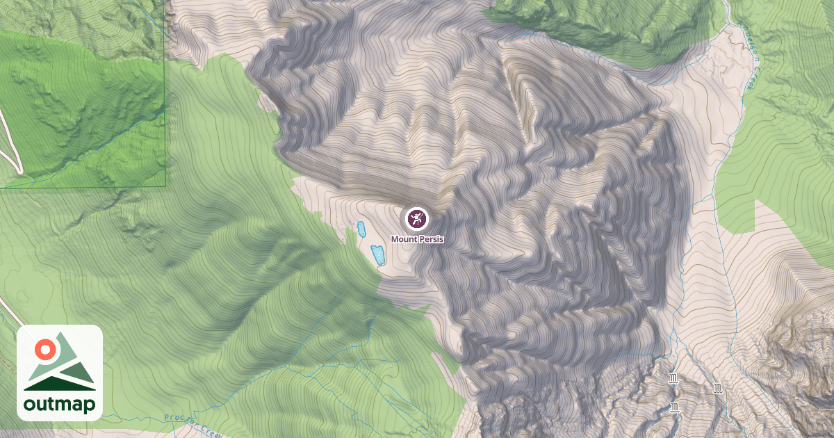 Map of Mount Persis