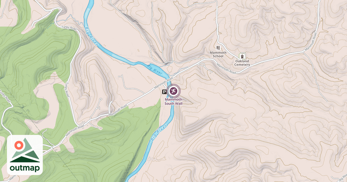 Map of Mammoth South Wall