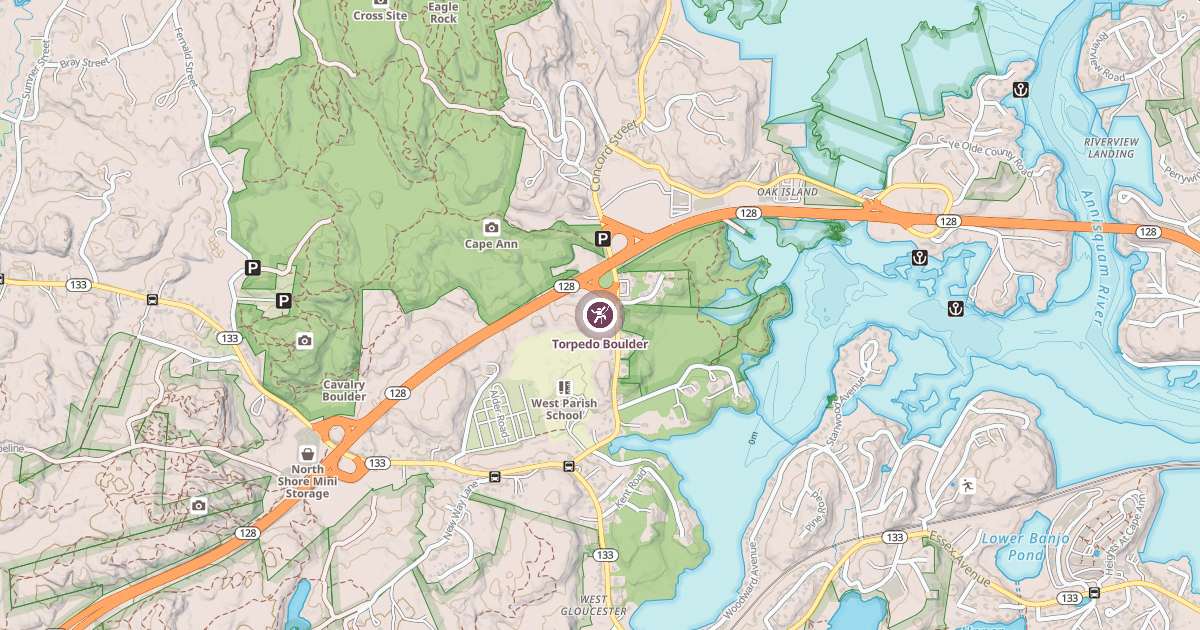 Map preview of Torpedo Boulder