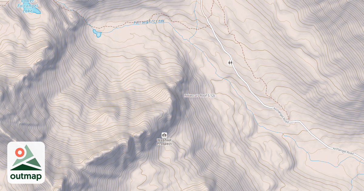 Map of Rebecca's Roof