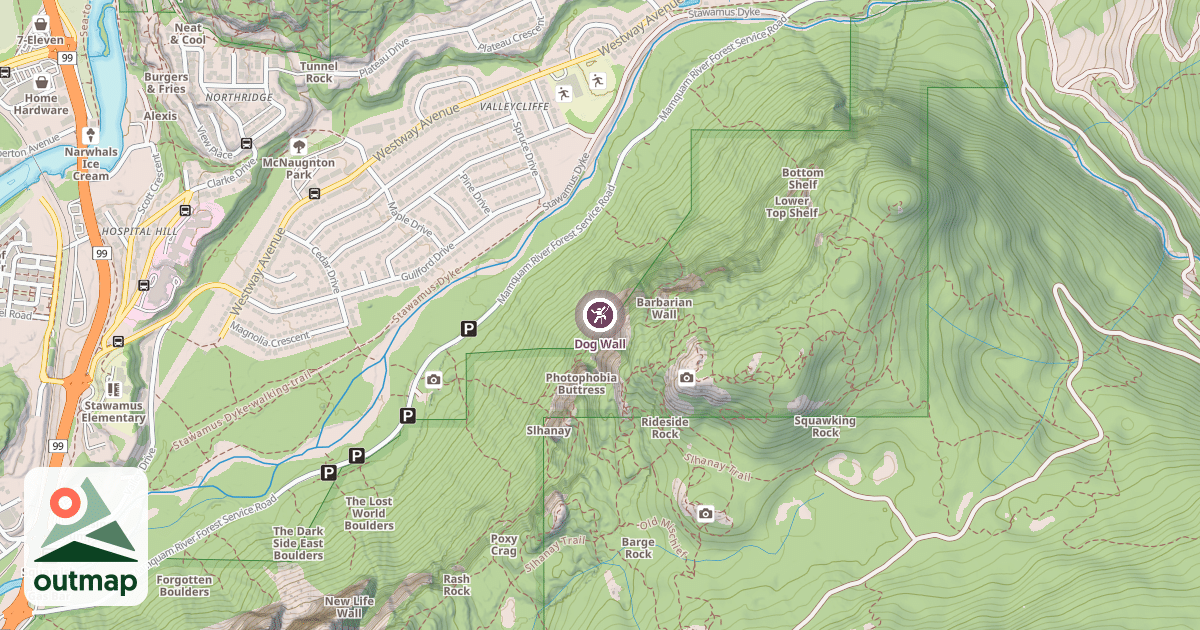 Map of Dog Wall
