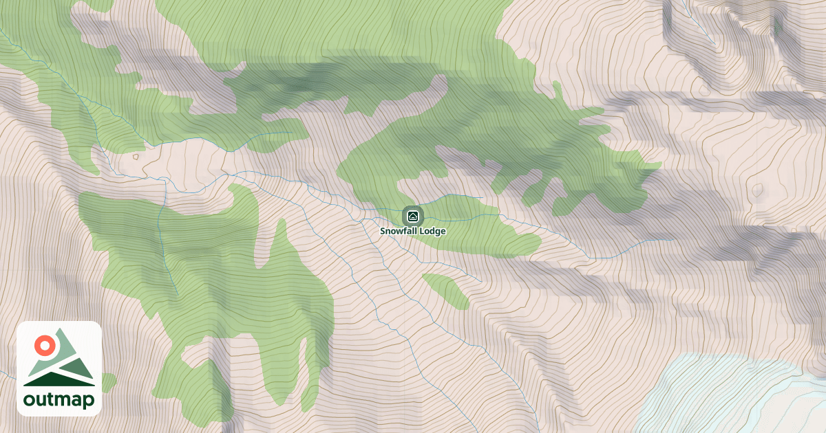 Map of Snowfall Lodge
