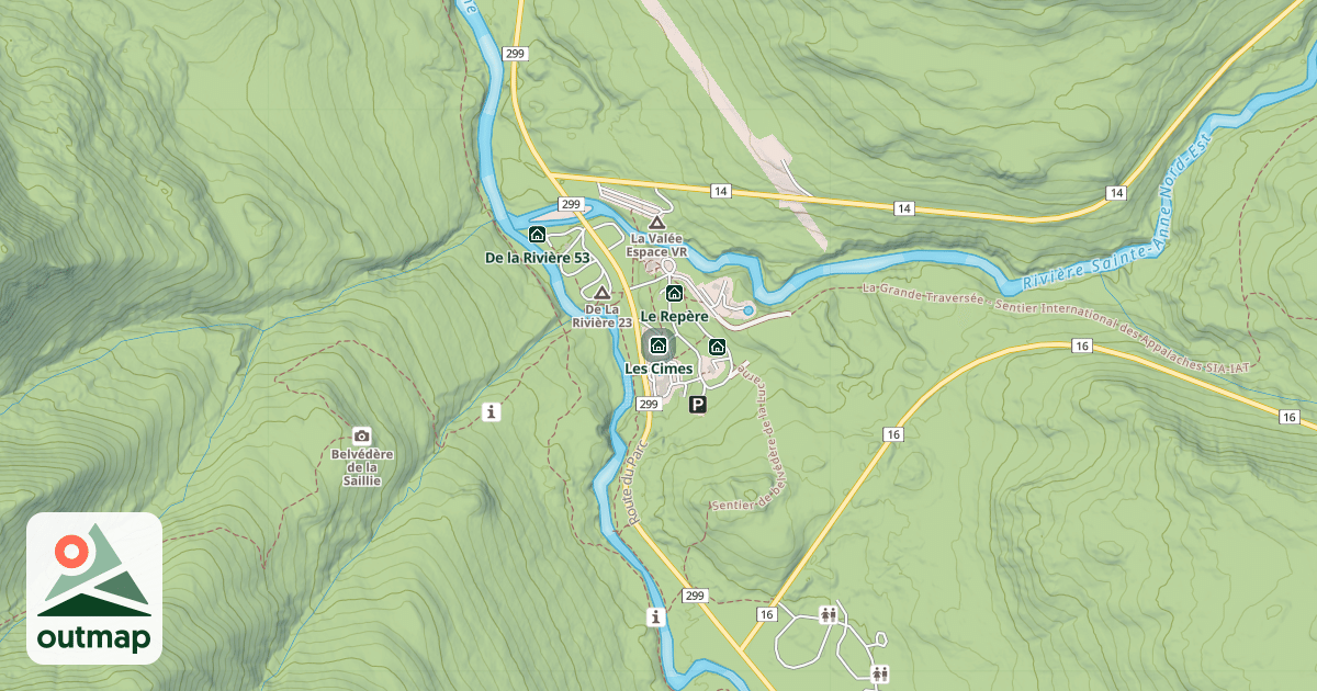 Map of Les Cimes