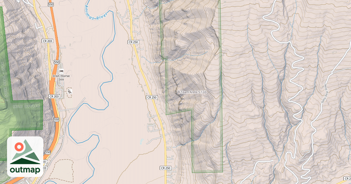 Map of B-Team Arete