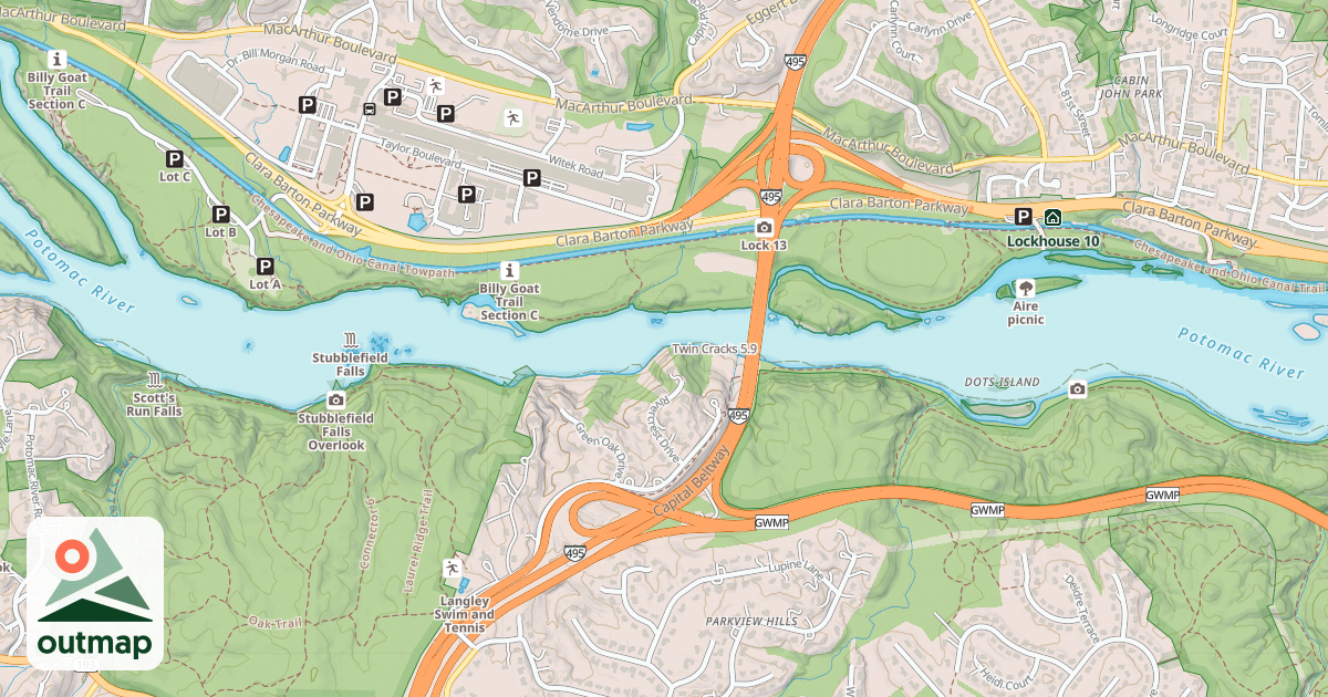 Map of Twin Cracks