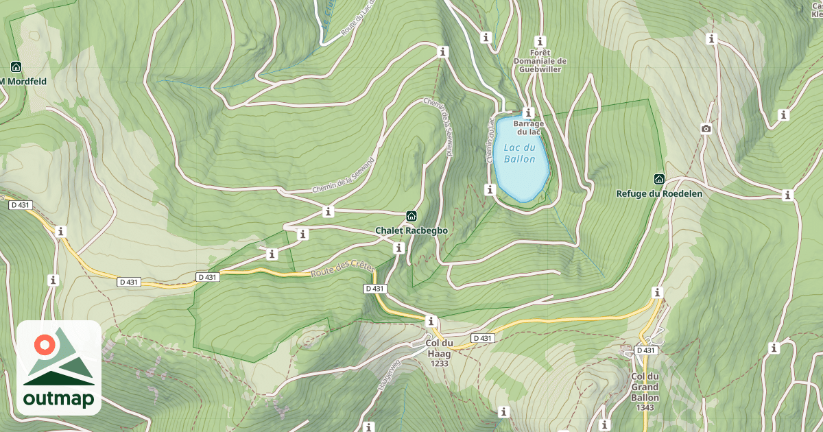 Map of Chalet Racbegbo