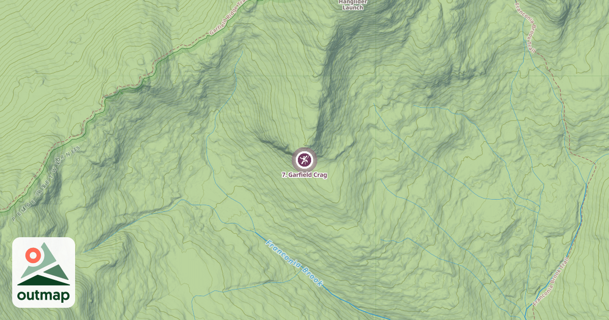 Map of 7. Garfield Crag