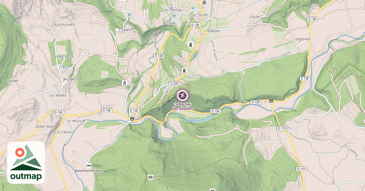 Map of Le Rocher des Abeilles