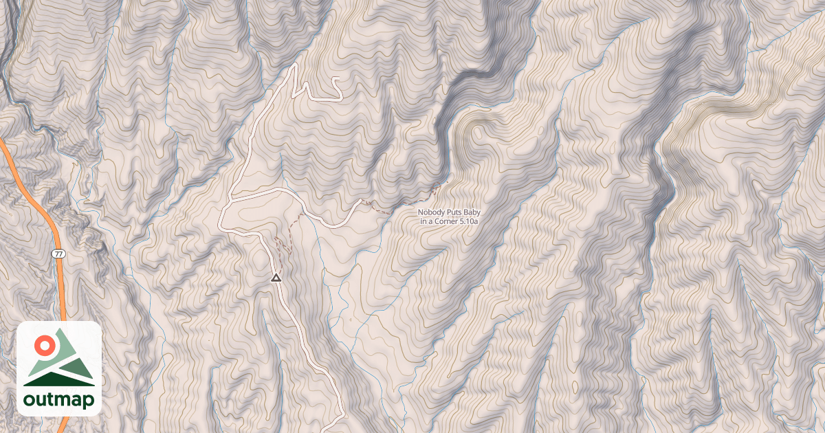 Map of Nobody Puts Baby in a Corner
