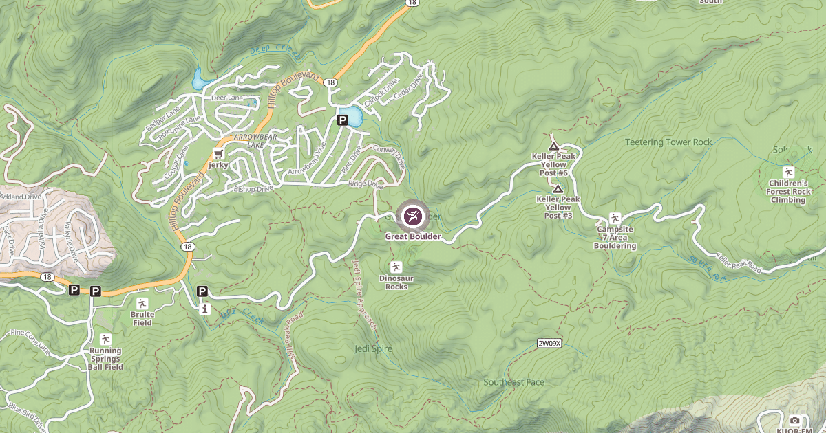 Map preview of Great Boulder