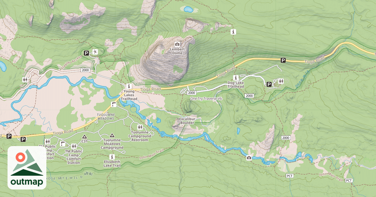 Map of One Try Traverse