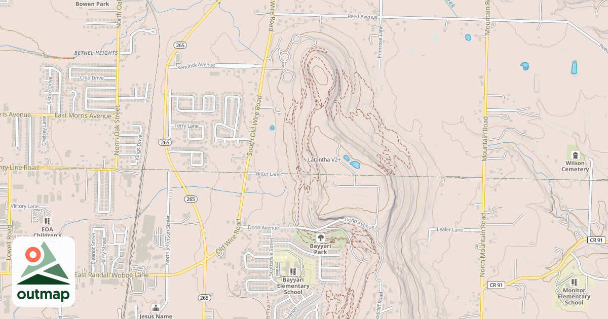 Map of Latantha