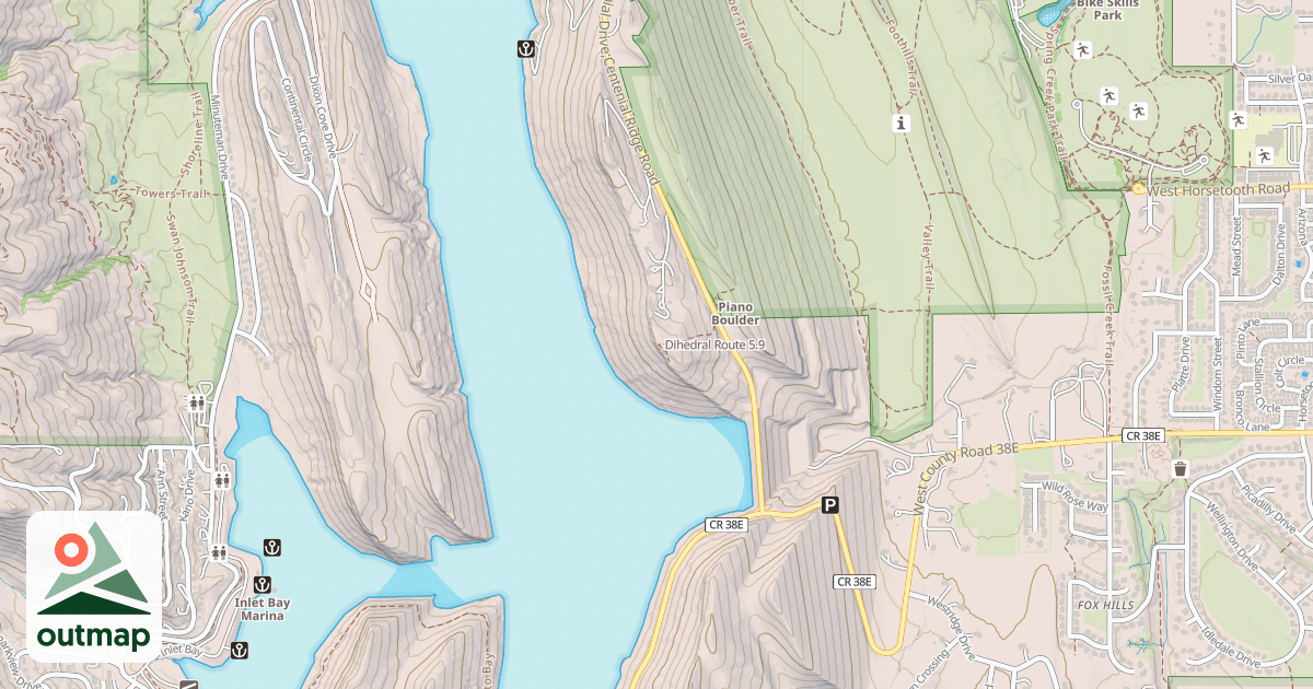 Map of Dihedral Route