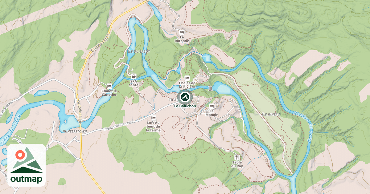 Map of Le Baluchon